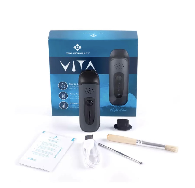 WOLKENKRAFT ViTA Vaporizer *Midnight Blue* - Image 6
