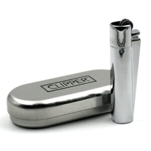 Clipper Metal Flint Lighter - Silver