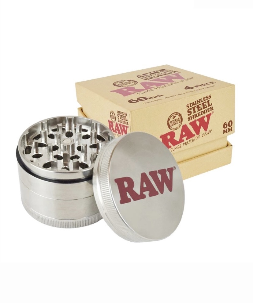 RAW Stainless Steel 4-Piece 60mm Shredder