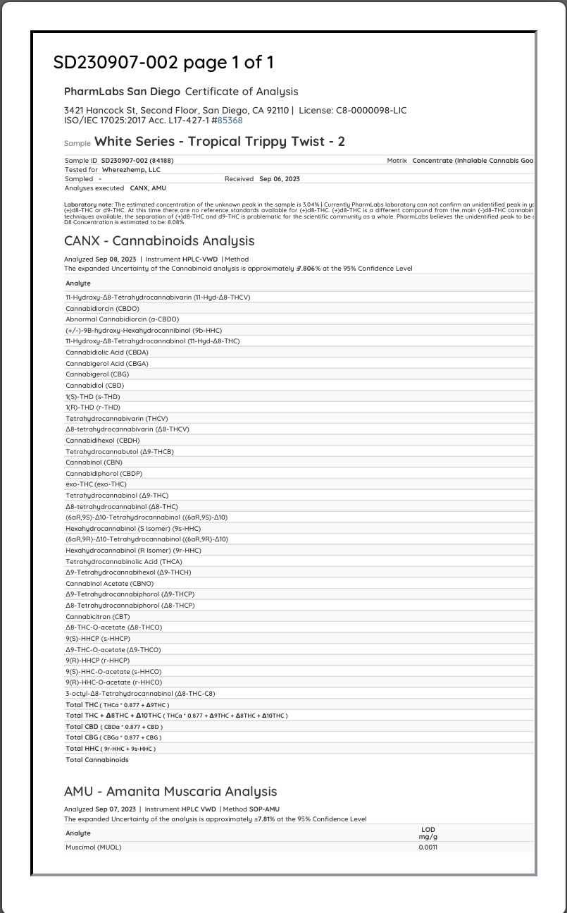 Blueberry Caps Torch Mind Melt Mushroom x THC-A Blend Vape 3.5G - Image 2