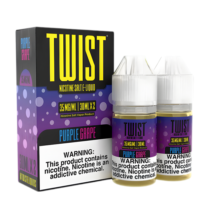 Twist eLiquid Nic Salt 60mL (2x30mL) Vape Juice (50MG) - Image 7
