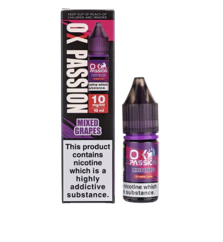 Mixed Grapes Nic Salt E-Liquid by Oxva Ox Passion