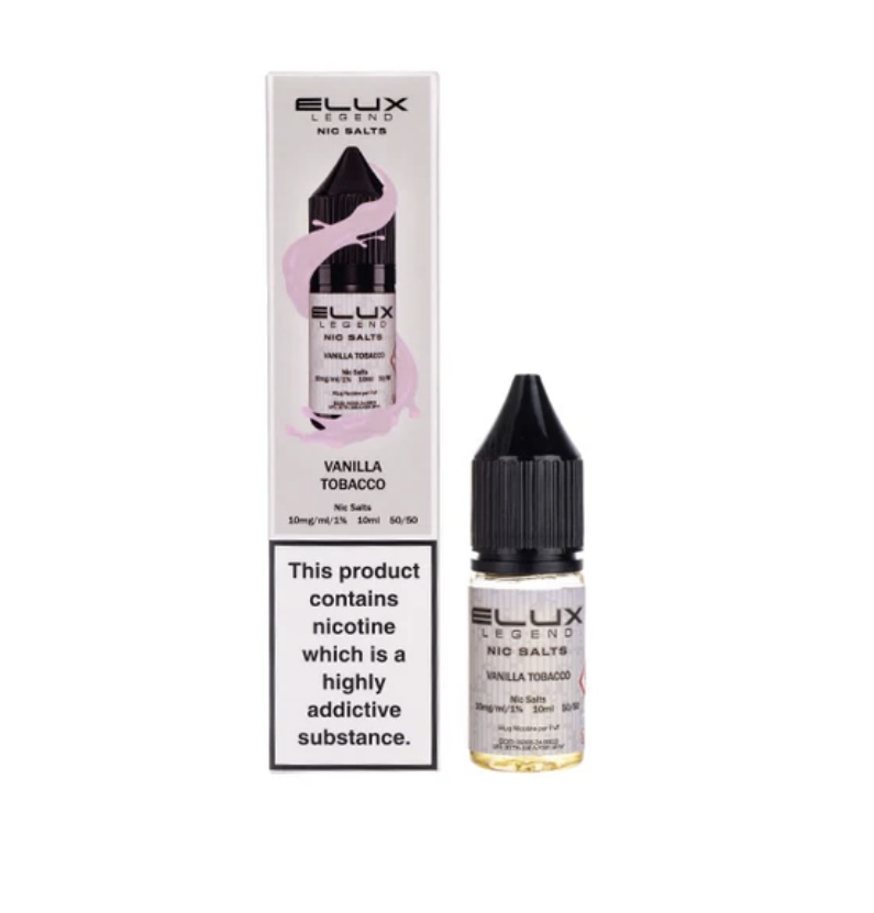 Vanilla Tobacco Nic Salt E-Liquid by Elux Legend