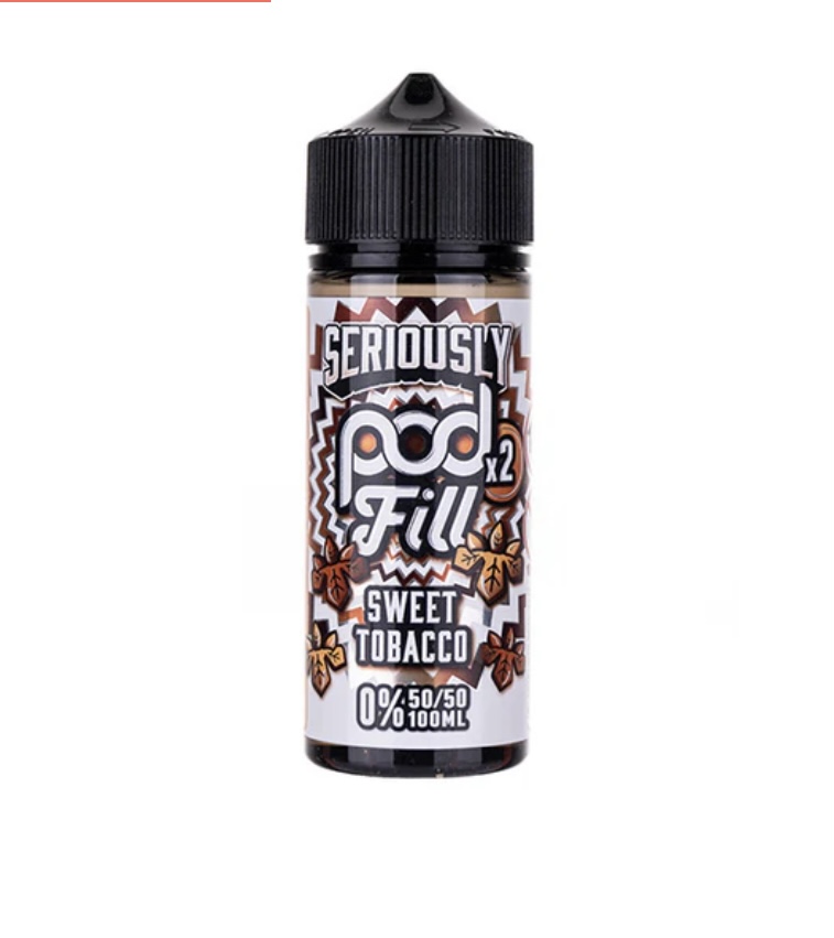 Sweet Tobacco 100ml (50/50) Shortfill by Seriously Pod Fill 2