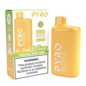PYRO 6000 PUFF Pineapple Apple Pear