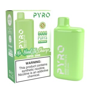 PYRO 6000 PUFFS Super Sour