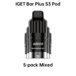 IGET Bar Plus S3 Pod – 5 Pack