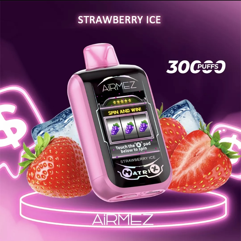 Airmez Matrix Pro 30000 Puffs – Strawberry Ice