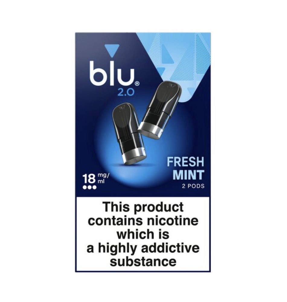 Blu 2.0 Fresh Mint E Liquid Pods - 2 Pack