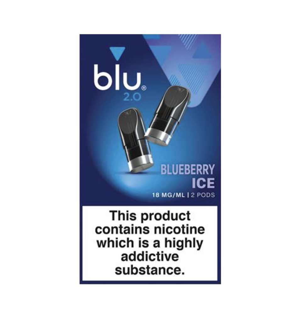Blu 2.0 Blueberry Ice E Liquid Pods - 2 Pack
