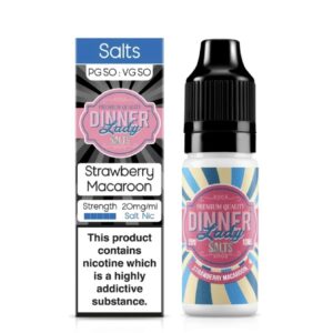 Dinner Lady Strawberry Macaroon Nic Salt E-Liquid