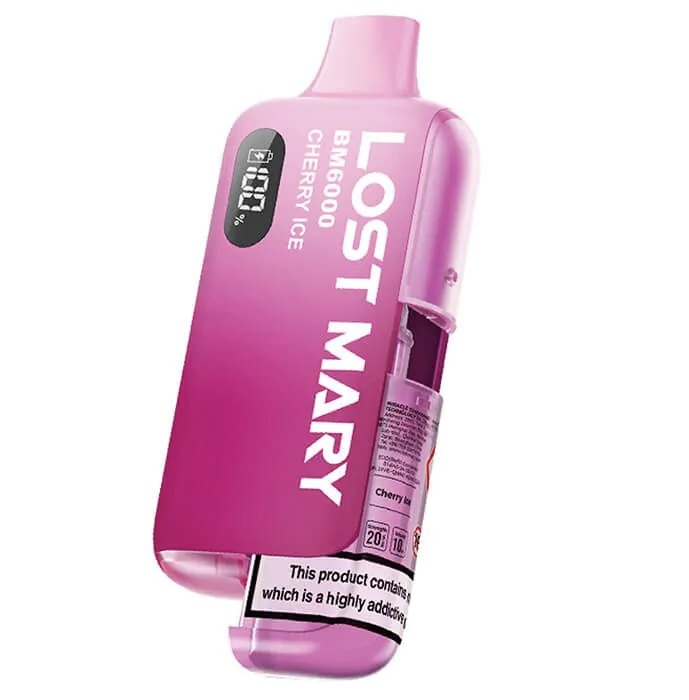 Lost Mary BM6000 Refillable Vape Kit-Cherry Ice