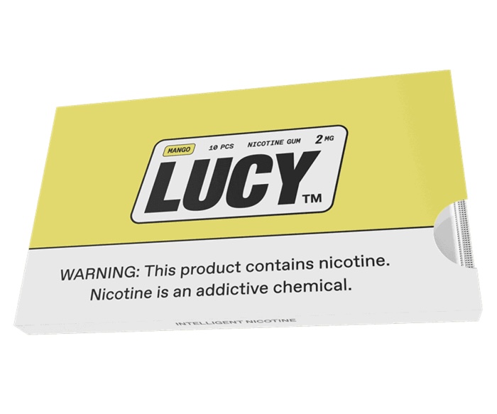 Lucy Mango 2MG Nicotine Gum