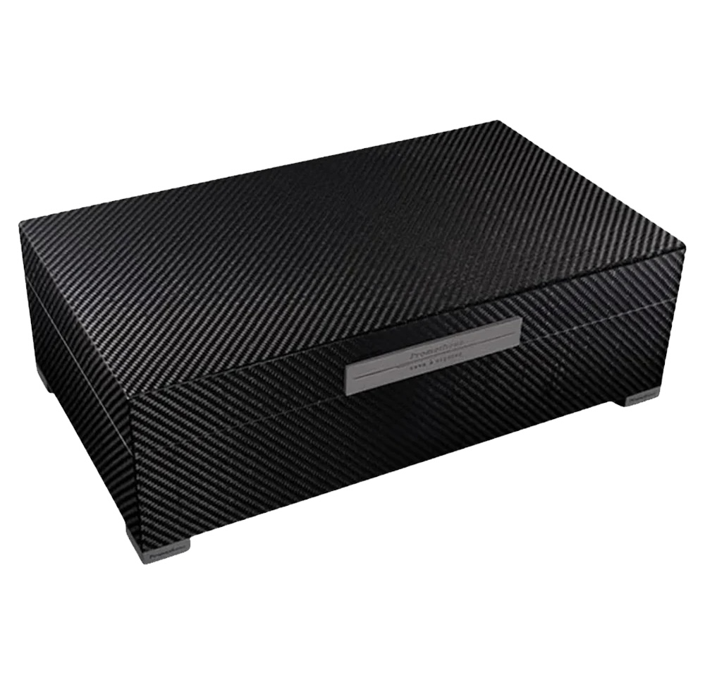 Prometheus Platinum Series Carbon Fiber 150 Cigar Humidor