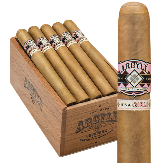 Argyle It's a Girl Churchill - 7 x 50 Box of 20