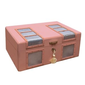 Ashton Retro 1950's Metallic Pink Humidor