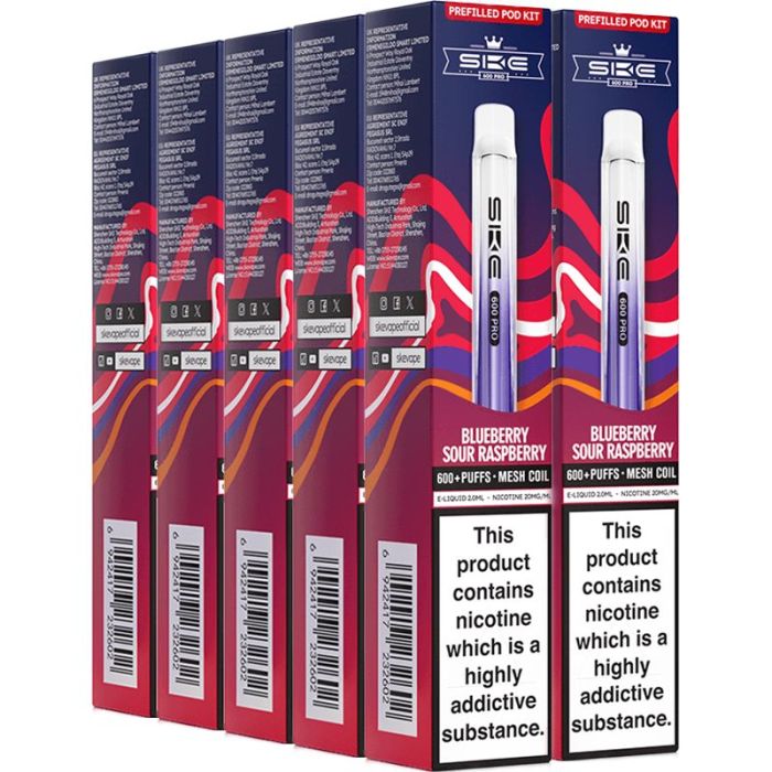 SKE Crystal 600 Pro pod vape kit 10-pack - Image 10