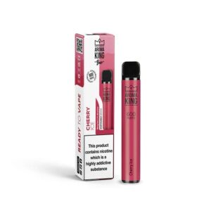 10mg Aroma King Bar 600 Disposable Vape Cherry Ice