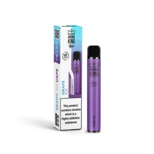 10mg Aroma King Bar 600 Disposable Vape Grape Ice